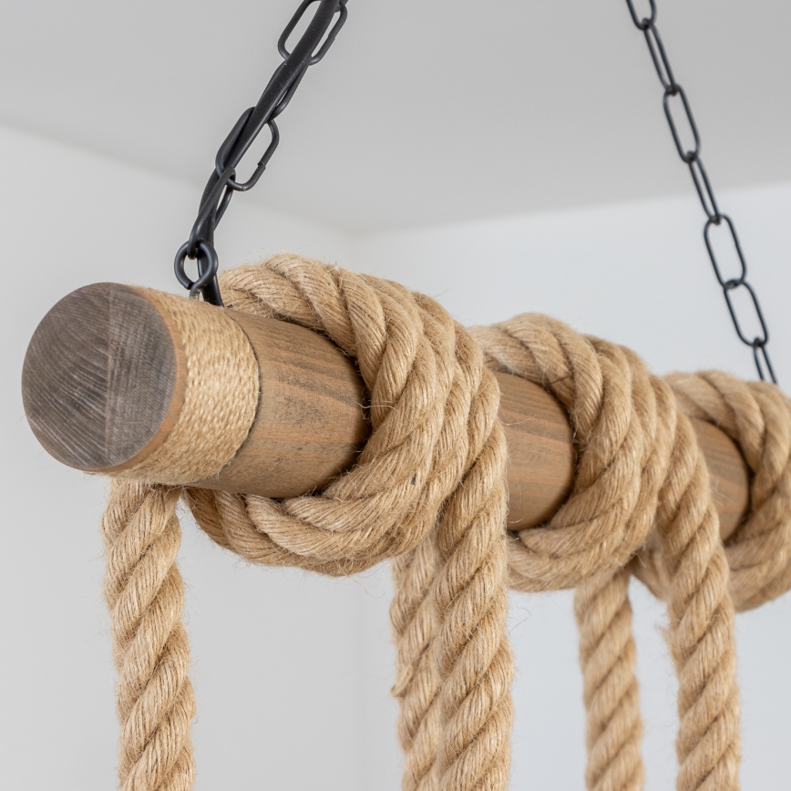 Brilagi - Luster na reťazi KOS 6xE27/60W/230V buk