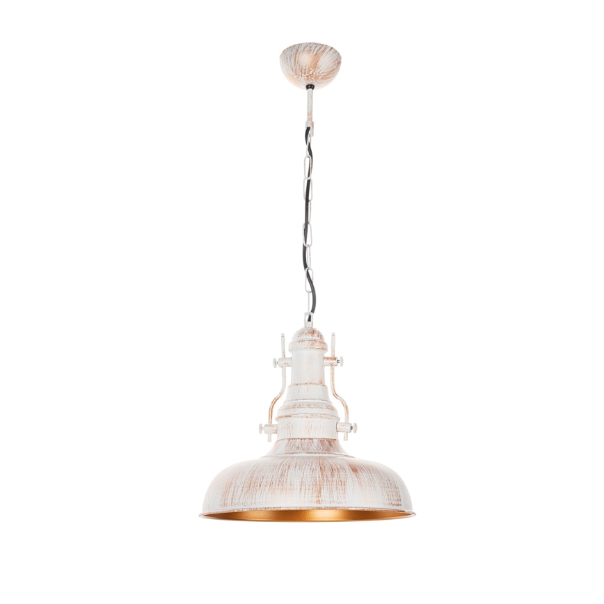 Brilagi - Luster na reťazi PYRONIC 1xE27/40W/230V pr. 32 cm krémová/patina