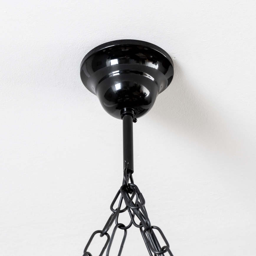 Brilagi - Luster na reťazi QUEEN 4xE14/40W/230V buk/orech