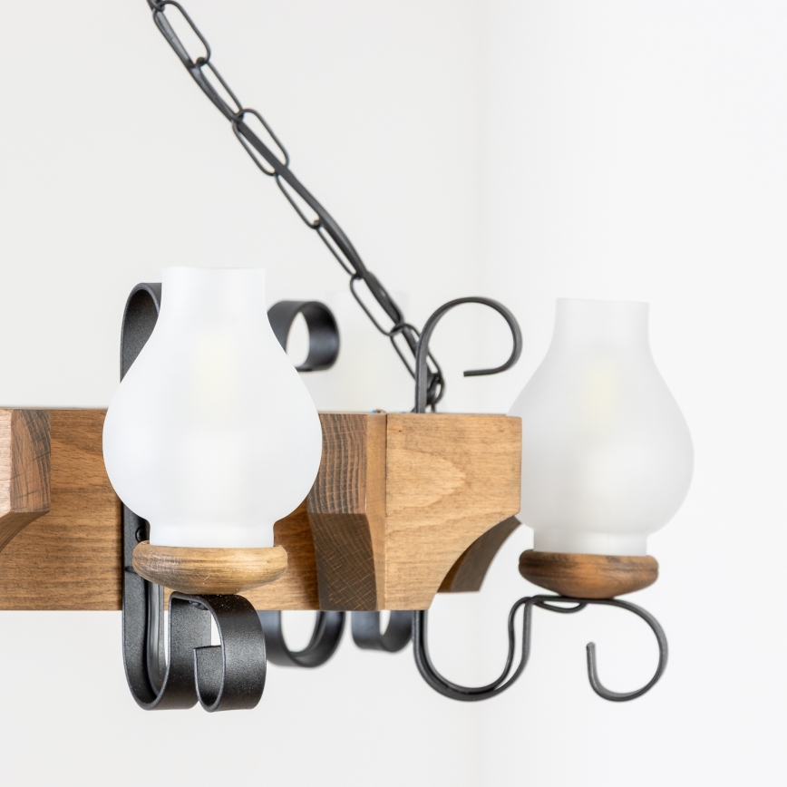 Brilagi - Luster na reťazi QUEEN 6xE14/40W/230V buk