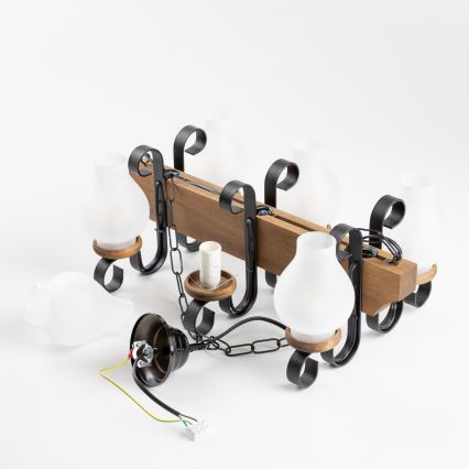 Brilagi - Luster na reťazi QUEEN 6xE14/40W/230V buk