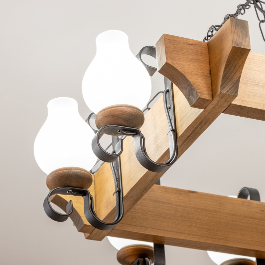 Brilagi - Luster na reťazi QUEEN 8xE14/40W/230V buk