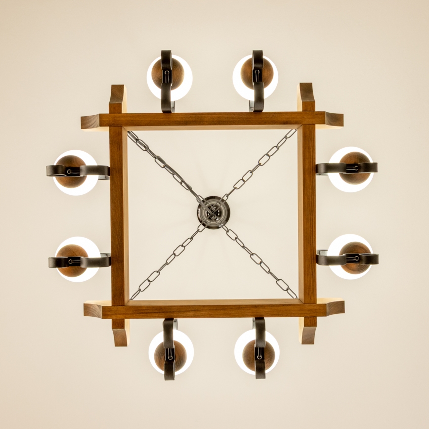 Brilagi - Luster na reťazi QUEEN 8xE14/40W/230V buk