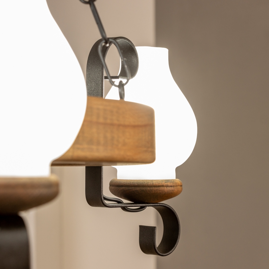 Brilagi - Luster na reťazi ROATA 3xE14/40W/230V buk