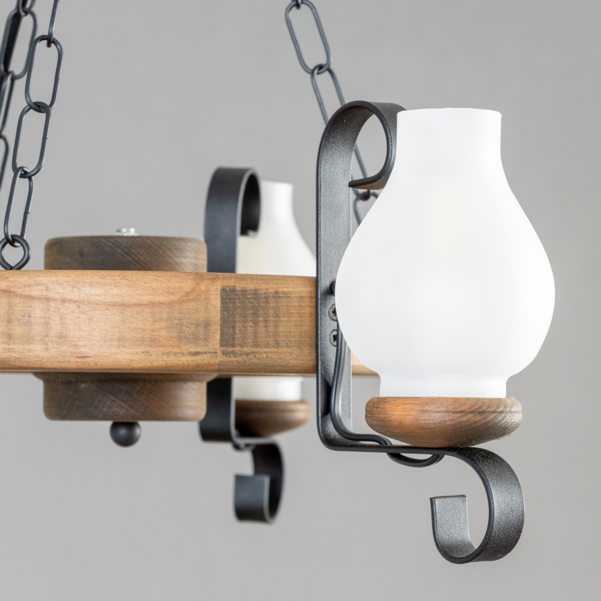 Brilagi - Luster na reťazi ROATA 3xE14/40W/230V buk