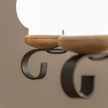 Brilagi - Luster na reťazi ROATA 5xE14/40W/230V, priemer 50 cm, buk