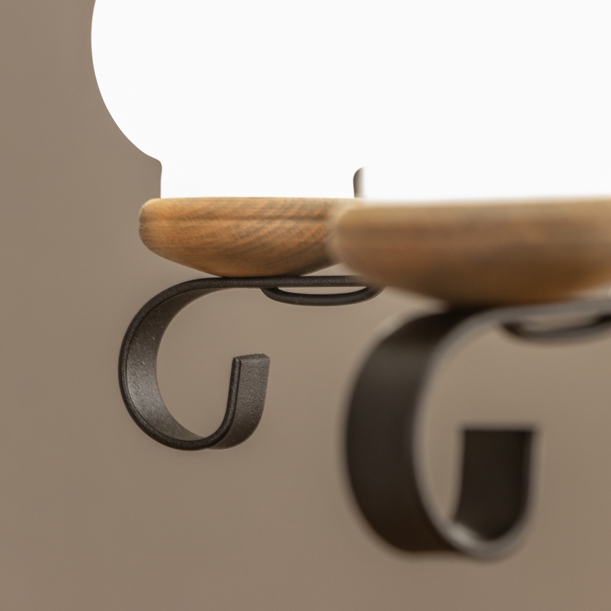 Brilagi - Luster na reťazi ROATA 5xE14/40W/230V, priemer 50 cm, buk