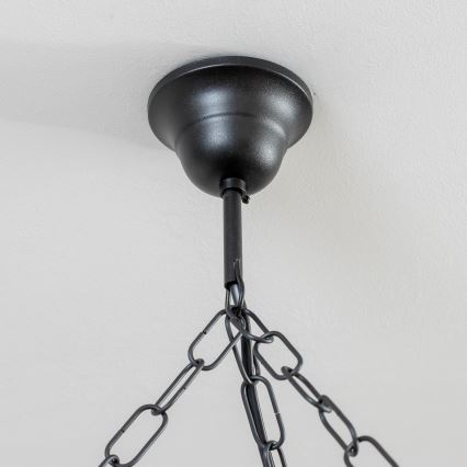 Brilagi - Luster na reťazi ROATA 6xE14/40W/230V, priemer 70 cm, buk