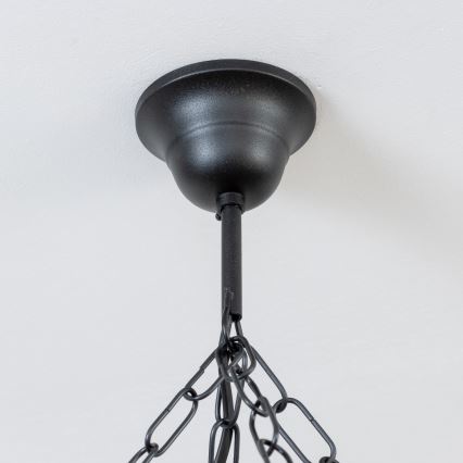 Brilagi - Luster na reťazi ROATA 8xE14/40W/230V priemer 70 cm buk