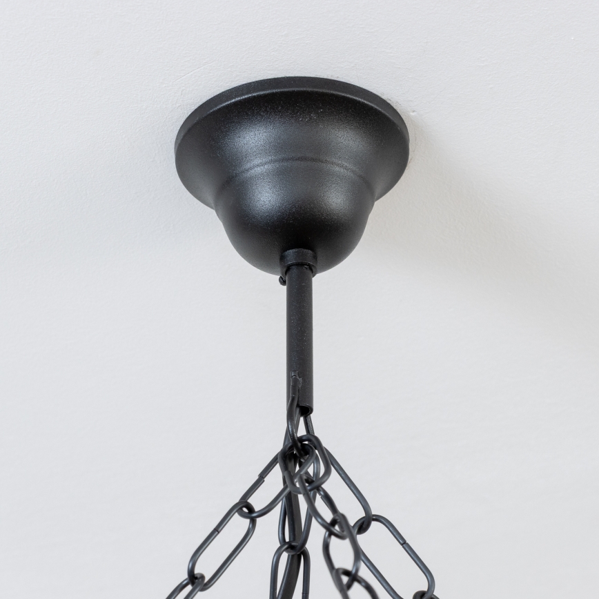 Brilagi - Luster na reťazi ROATA 8xE14/40W/230V priemer 70 cm buk