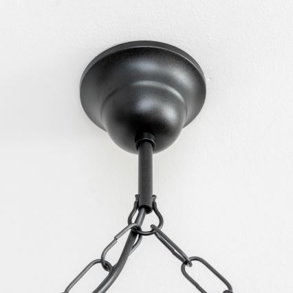 Brilagi - Luster na reťazi RUSTIC 4xE14/40W/230V buk/orech