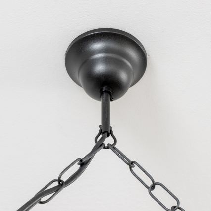 Brilagi - Luster na reťazi RUSTIC 6xE14/40W/230V buk/orech