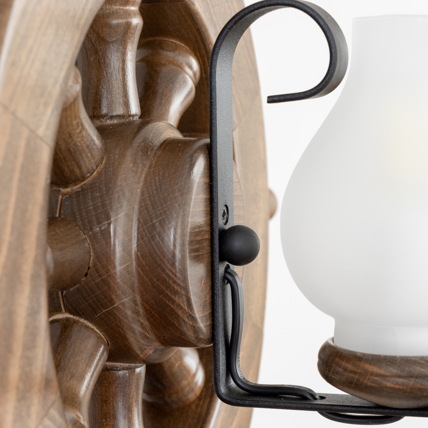 Brilagi - Luster na reťazi TIMONA 2xE14/40W/230V buk/orech