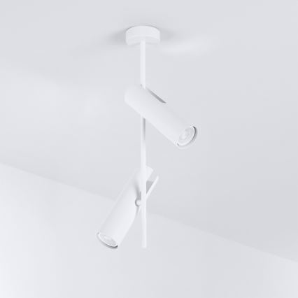 Brilagi - Luster na tyči BRANCH 2xGU10/30W/230V biela
