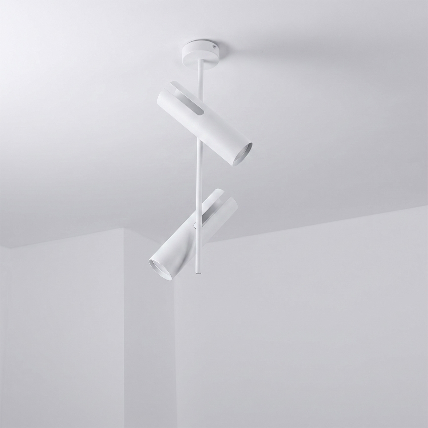 Brilagi - Luster na tyči BRANCH 2xGU10/30W/230V biela
