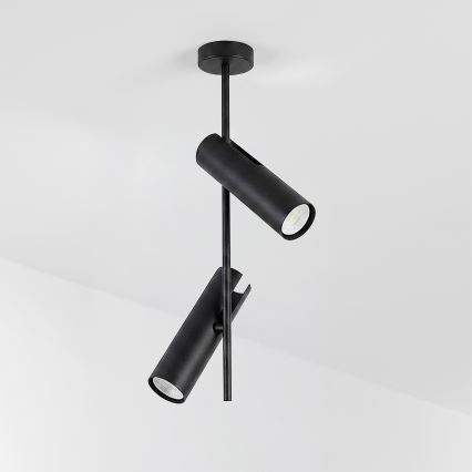 Brilagi - Luster na tyči BRANCH 2xGU10/30W/230V čierna