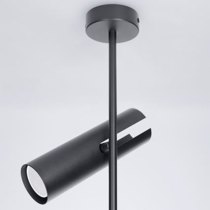 Brilagi - Luster na tyči BRANCH 2xGU10/30W/230V čierna
