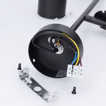 Brilagi - Luster na tyči BRANCH 2xGU10/30W/230V čierna