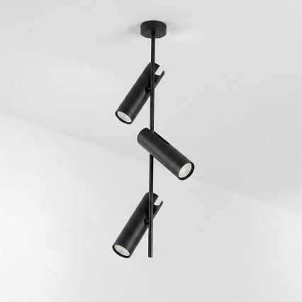 Brilagi - Luster na tyči BRANCH 3xGU10/30W/230V čierna