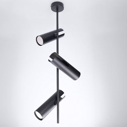 Brilagi - Luster na tyči BRANCH 3xGU10/30W/230V čierna
