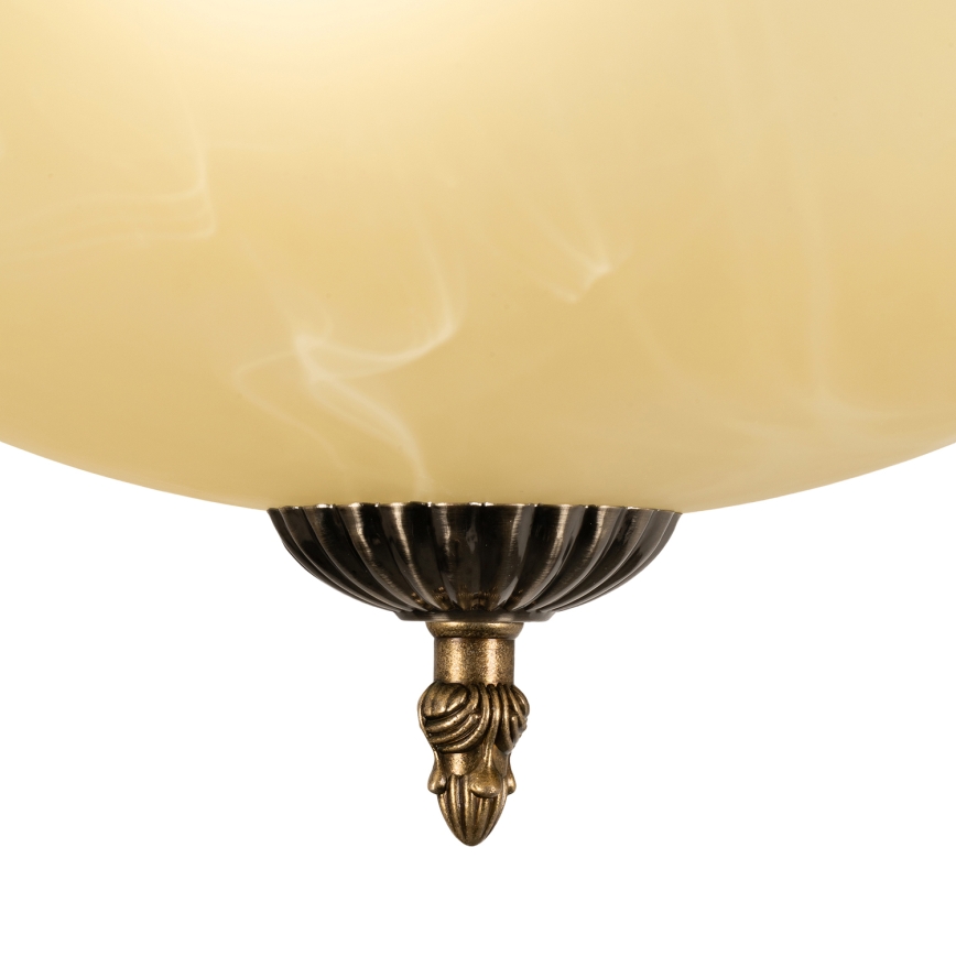 BRILAGI - Luster na tyči DAHLIA 3xE27/40W/230V priemer 37 cm mosadz