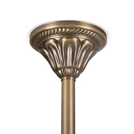 BRILAGI - Luster na tyči DAHLIA 3xE27/40W/230V priemer 37 cm mosadz