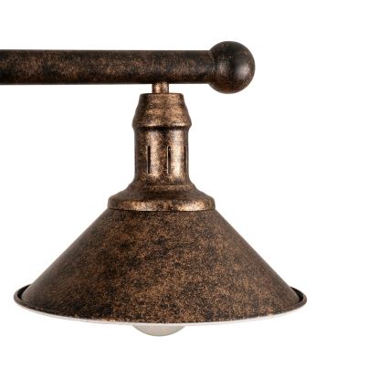 BRILAGI - Luster na tyči FORGE 2xE27/60W/230V medená/patina