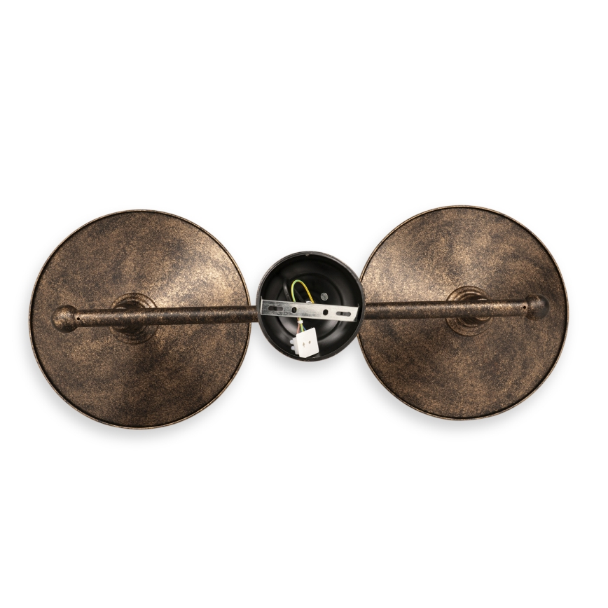 BRILAGI - Luster na tyči FORGE 2xE27/60W/230V medená/patina