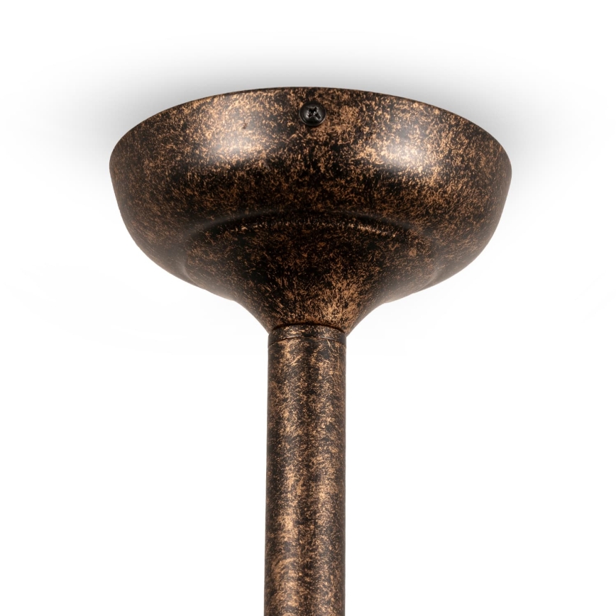 BRILAGI - Luster na tyči FORGE 3xE27/60W/230V medená/patina