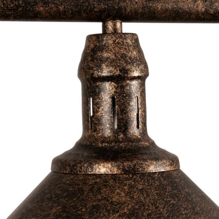 BRILAGI - Luster na tyči FORGE 3xE27/60W/230V patina/medená