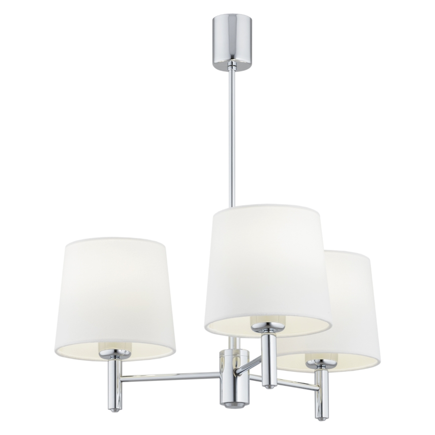 BRILAGI - Luster na tyči MONTE 3xE27/60W/230V krémová/lesklý chróm