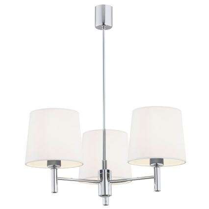 BRILAGI - Luster na tyči MONTE 3xE27/60W/230V krémová/lesklý chróm