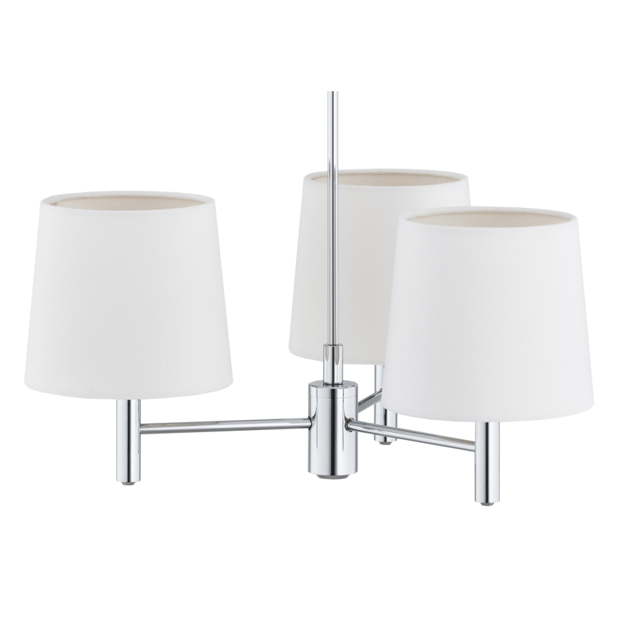 BRILAGI - Luster na tyči MONTE 3xE27/60W/230V krémová/lesklý chróm