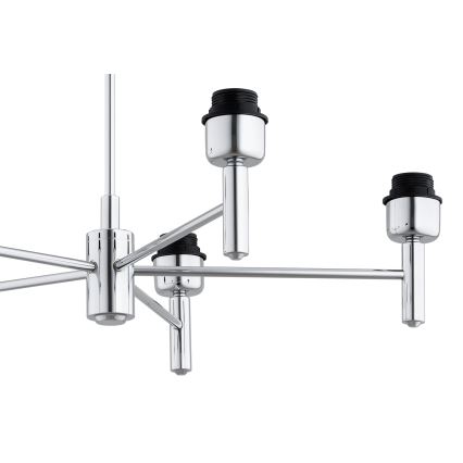 Brilagi - Luster na tyči MONTE 5xE27/60W/230V béžová/lesklý chróm