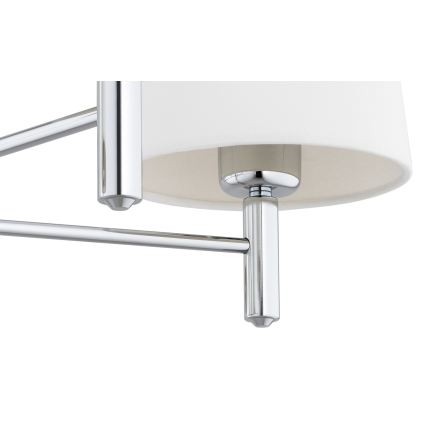 Brilagi - Luster na tyči MONTE 5xE27/60W/230V krémová/lesklý chróm
