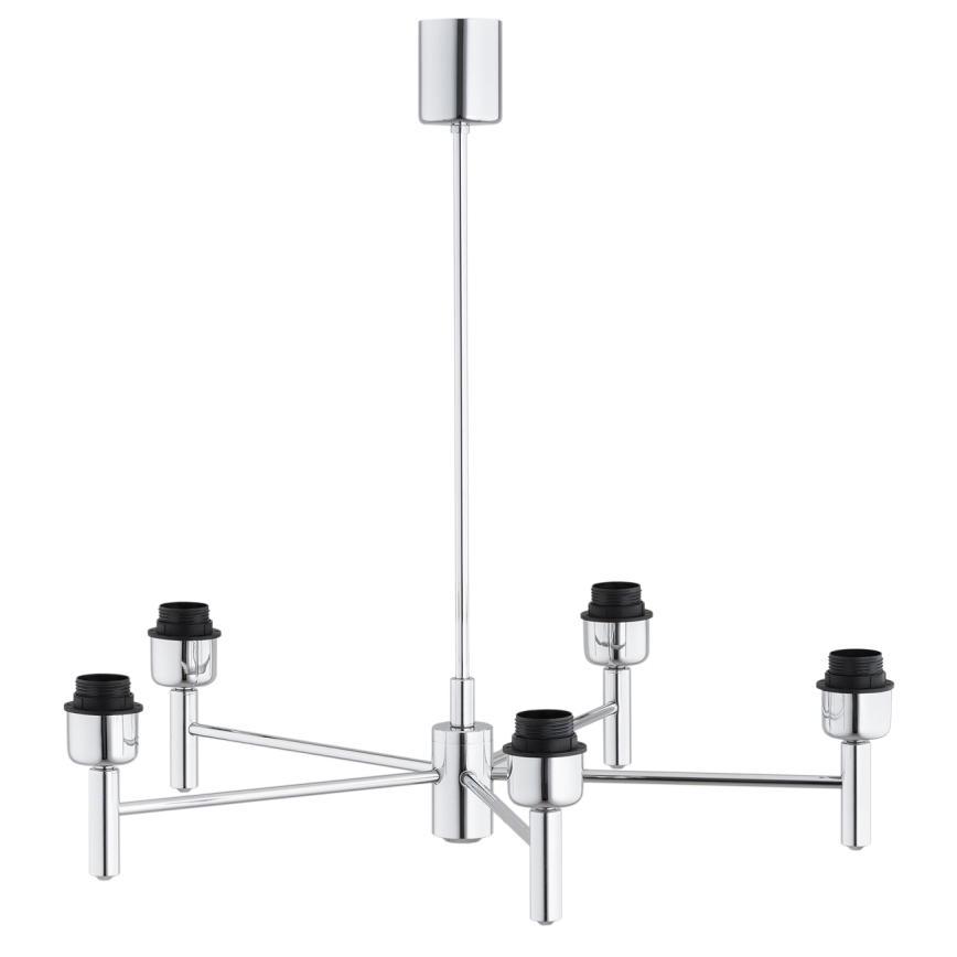 Brilagi - Luster na tyči MONTE 5xE27/60W/230V krémová/lesklý chróm