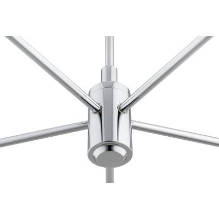 Brilagi - Luster na tyči MONTE 5xE27/60W/230V krémová/lesklý chróm