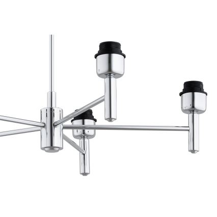Brilagi - Luster na tyči MONTE 5xE27/60W/230V krémová/lesklý chróm
