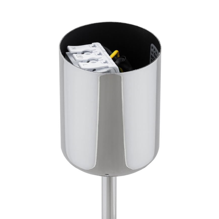 Brilagi - Luster na tyči MONTE 5xE27/60W/230V krémová/lesklý chróm