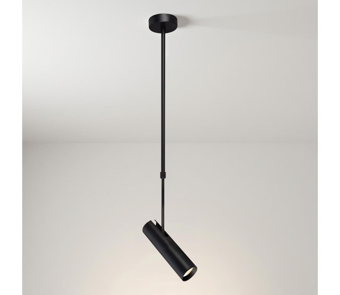 Brilagi - Luster na tyči SELE 1xGU10/30W/230V čierny WO-TELE-01-BLK-OEM