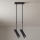 Brilagi - Luster na tyči SELE 2xGU10/30W/230V čierna