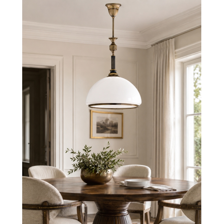 Brilagi - Luster na tyči TAURUS 1xE27/15W/230V pr. 40 cm bronz
