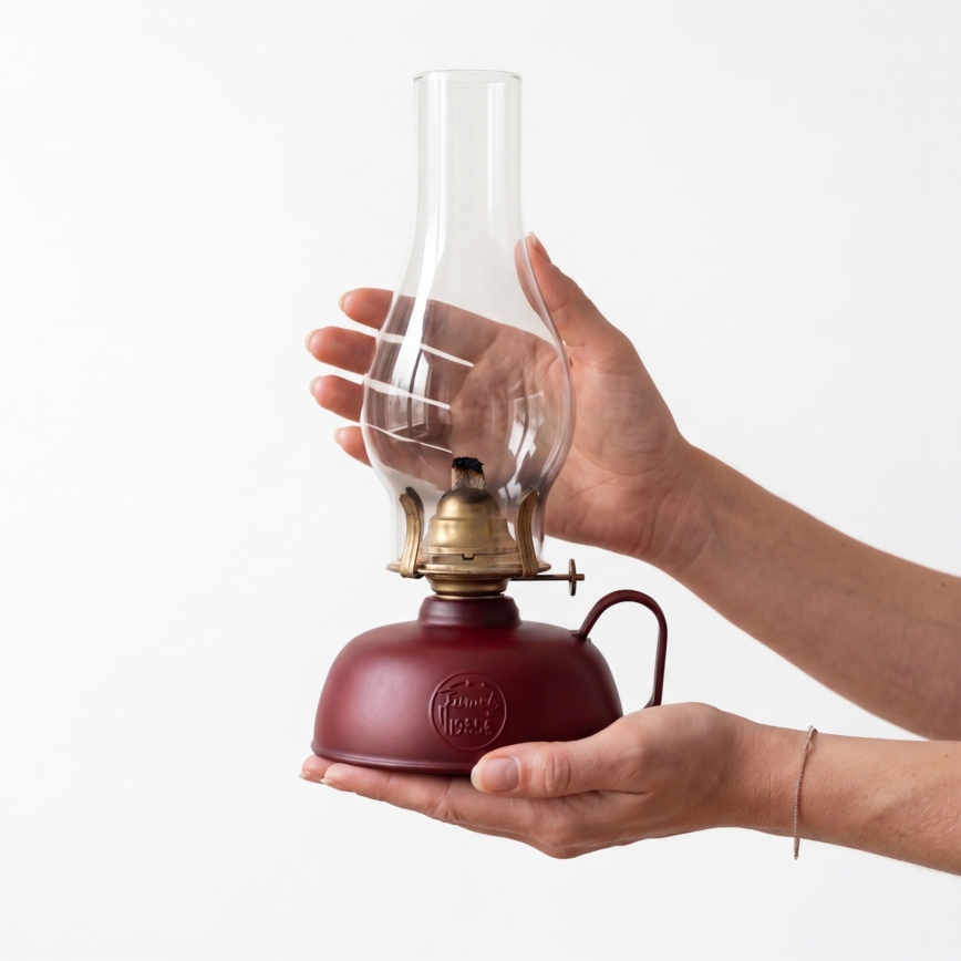 Brilagi - MERLIN petrolejová lampa, červená