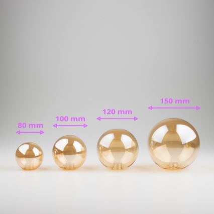 Brilagi - Náhradné sklo k lustru, nástennému svietidlu a lampe MISTEL, MILLA pr. 10 cm zlatá