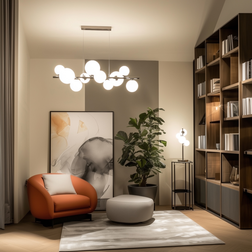 Brilagi - Náhradné sklo k lustru, nástennému svietidlu a lampe MISTEL, MILLA pr. 12 cm biela