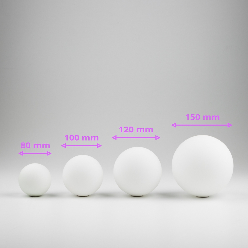 Brilagi - Náhradné sklo k lustru, nástennému svietidlu a lampe MISTEL, MILLA pr. 15 cm biela