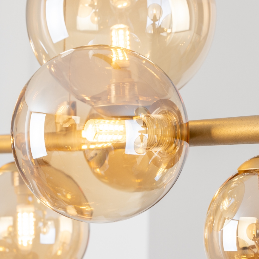 Brilagi - Náhradné sklo k lustru, nástennému svietidlu a lampe MISTEL, MILLA pr. 8 cm zlatá