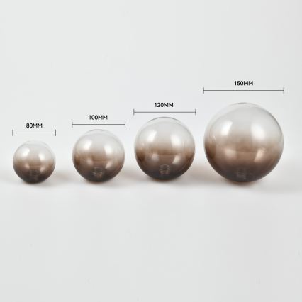 Brilagi - Náhradné sklo pre luster, nástenné svietidlo a lampu MISTEL, MILLA pr. 12 cm dymovo-hnedé