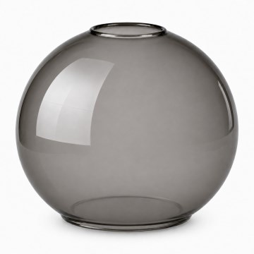 Brilagi - Náhradné sklo pre luster DIOR E27, priemer 15 cm, dymovo sivé