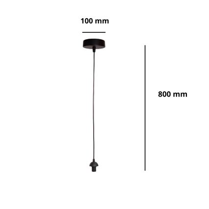 BRILAGI - Napájací kábel PARTY 1xE14/60W/230V čierna